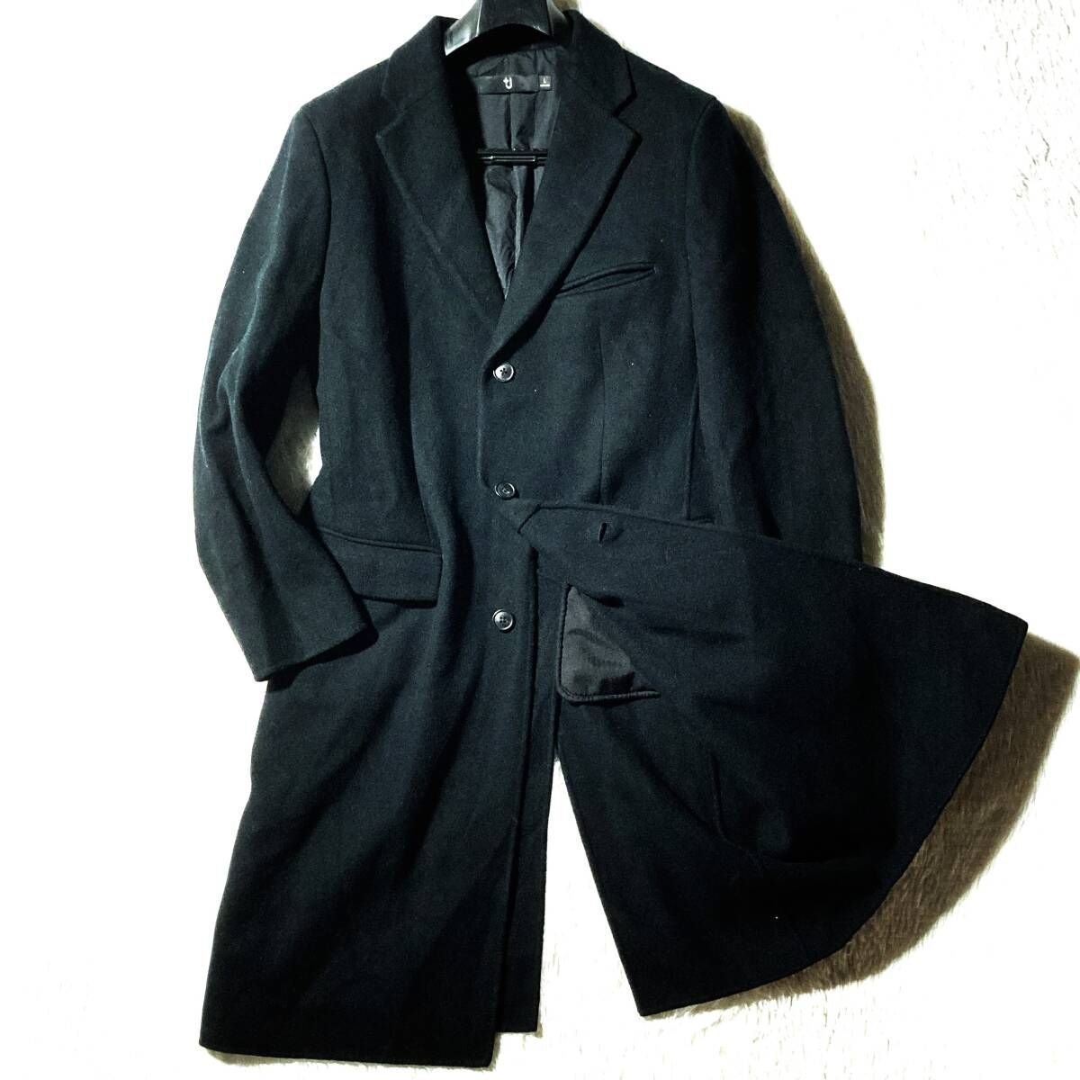 UNIQLO +J☆JIL SANDER☆名作☆ウールブレンド チェスターコート