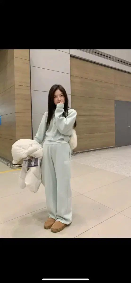 ザ バーネット ポッシュ ニット セットアップ ミント色