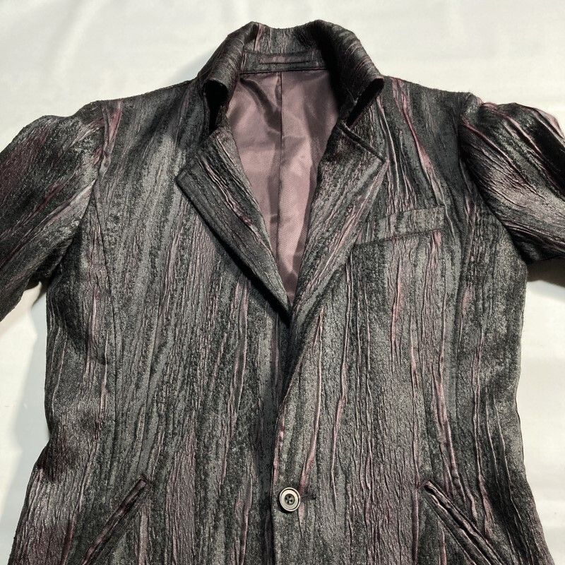 トルネードマート　ランダムストライプジャガードチンツロングコート TORNADO MART☆完売 定価68200円☆ランダム ストライプ ジャガード