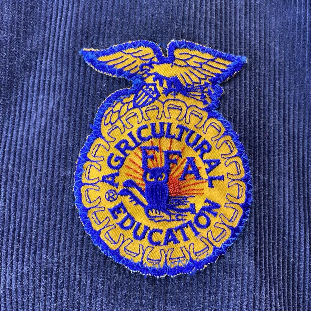 FFAファーマーズジャケット 90s サイズ28 美品 中古】90s FFA ファーマーズジャケット TEXAS サイズ46 ネイビー ヤケ