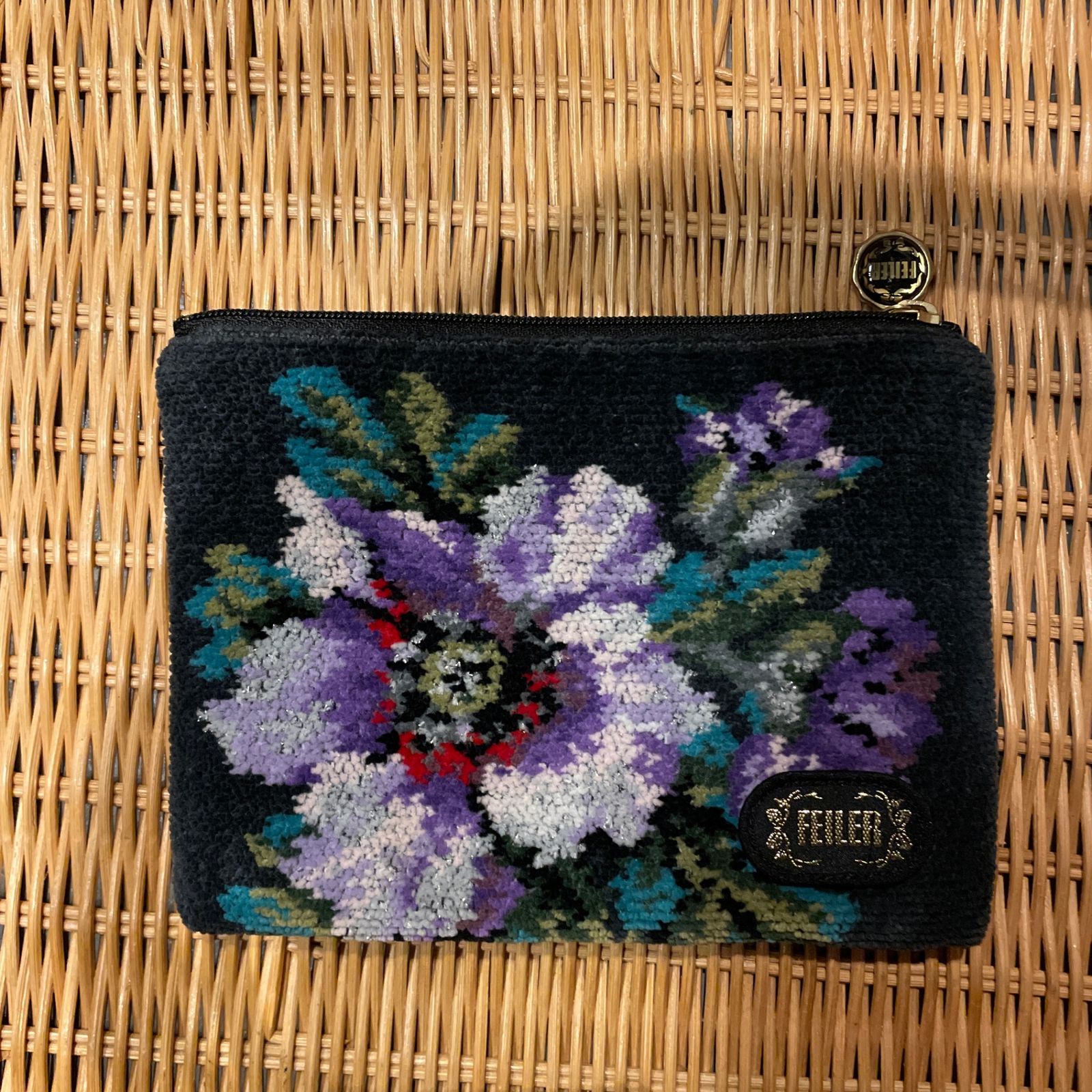 東あずま店 併売品】 ＠ FEILER フェイラー ポーチ mini ミニ poach 花
