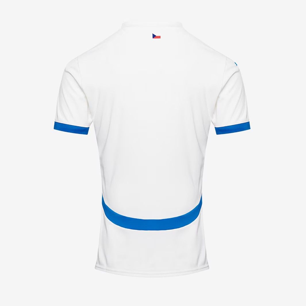 Puma チェコ共和国代表 2025 アウェイ 半袖 ユニフォーム 白 青
