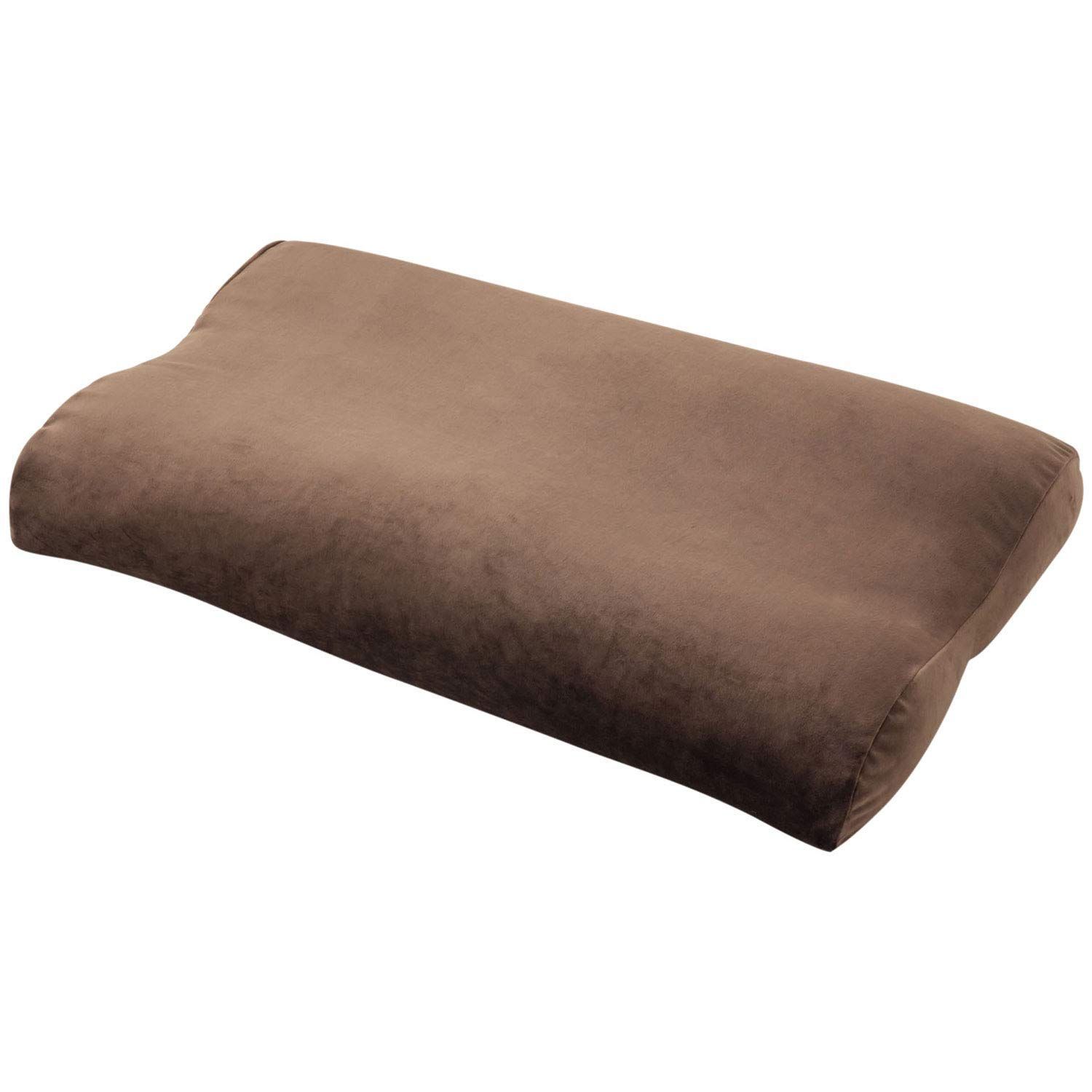 在庫 エムール マシュマロフットピロー 足枕 就寝用 しっとりブラウン 国産 小ビーズ 幅約80㎝ リラックス 至福の睡眠