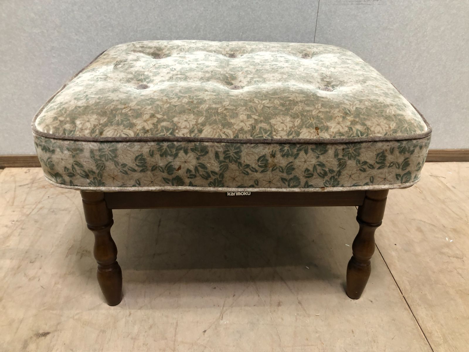 希少・ヴィンテージ】 カリモク家具 karimoku コロニアル オットマン