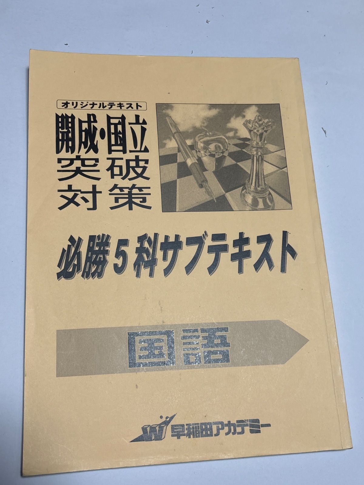 開成国立突破対策必勝5科サブテキスト国語 早稲アカ - メルカリ