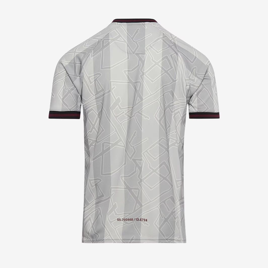 Hummel デンマーク代表 2025 x Halo GK 半袖 ユニフォーム グレー レギュラーフィット