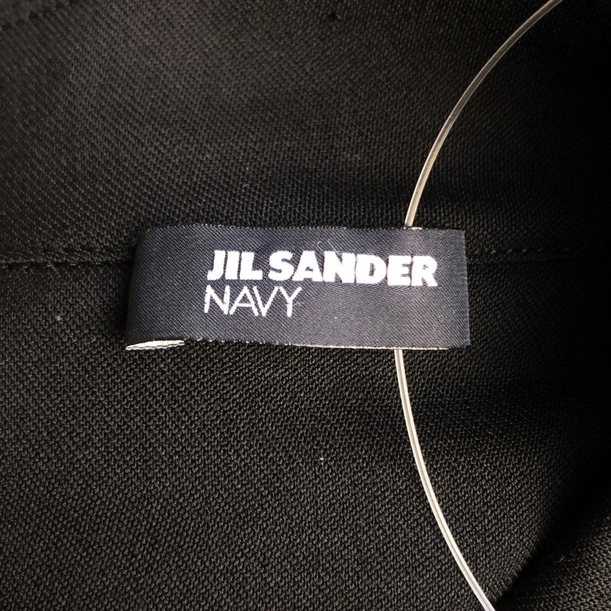  ジルサンダー ワンピース サイズ34 XS レディース - 黒 レギュラー 長袖 ひざ丈 NAVY シャツワンピ その他 ワンピース