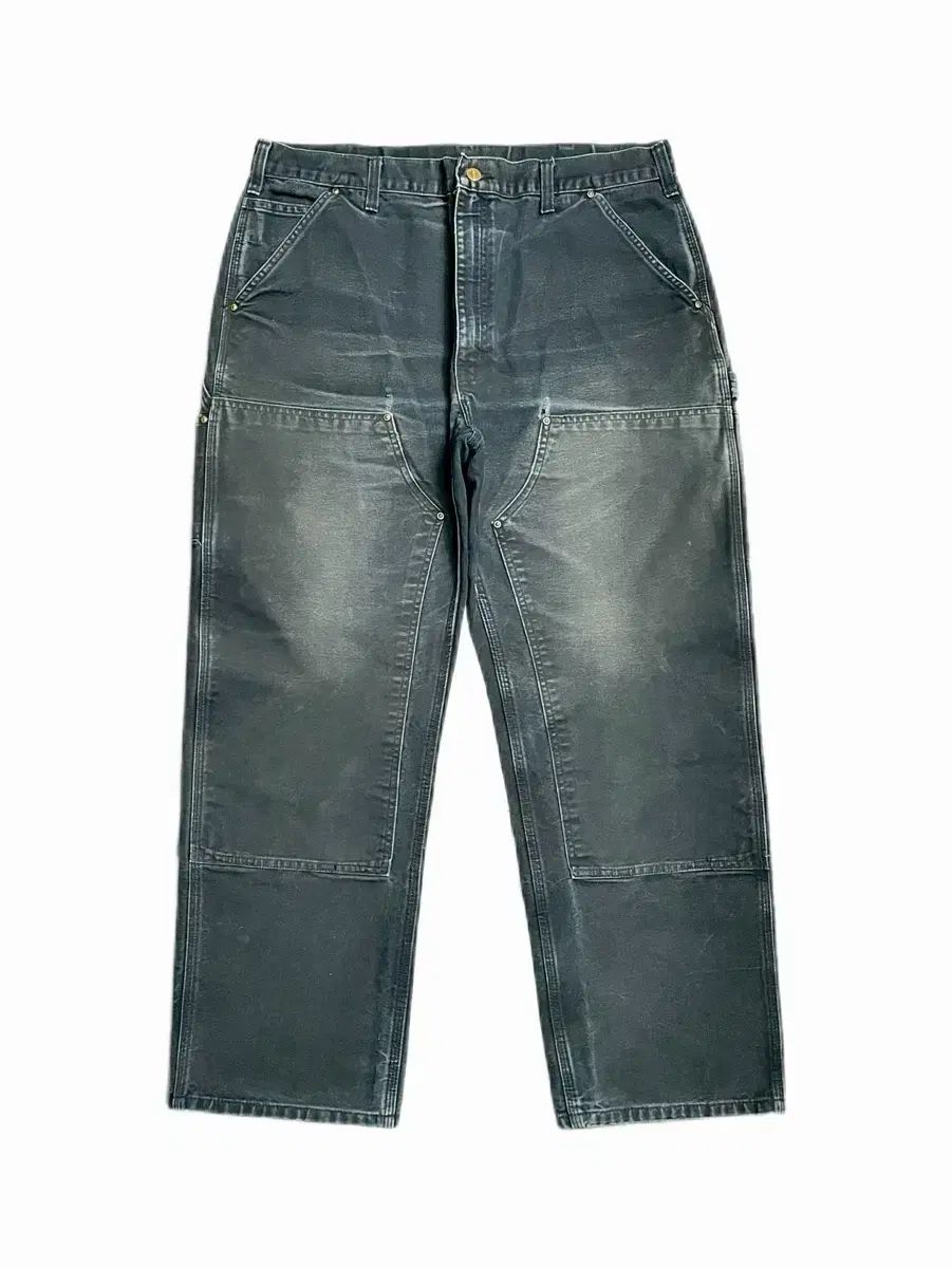 OG カーハート ダブルニー B 01 BLK 38 x 30