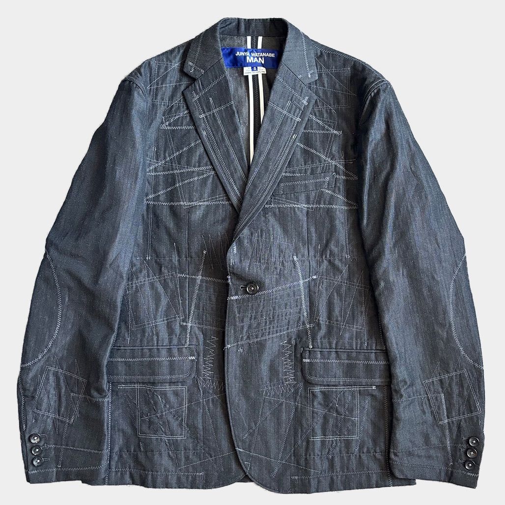 ジュンヤワタナベ　パッチワーク テーラードジャケット junya watanabe man ジュンヤワタナベマン 2022SS パッチワーク