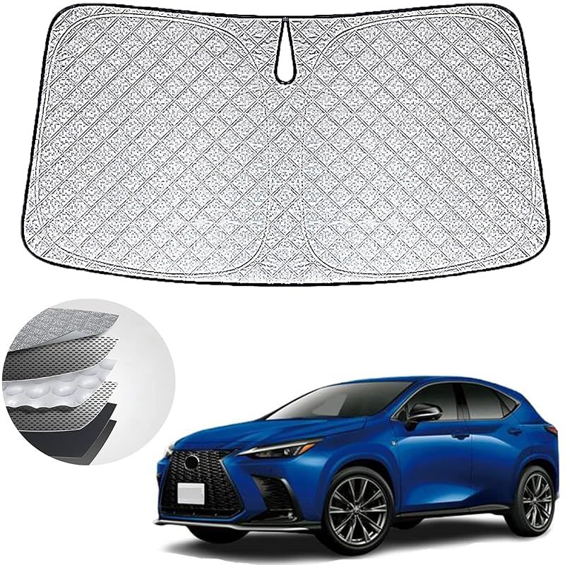 WAIROGA 新型 レクサス NX 2代目 専用フロントサンシェード 2010年