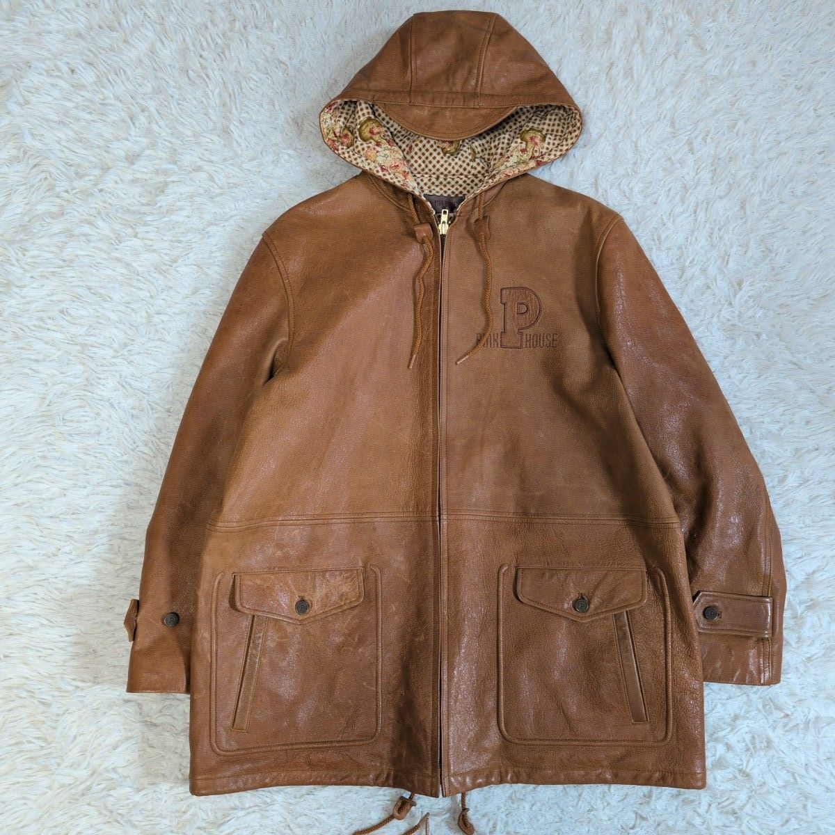 専用　ピンクハウス　革コート 激レア✨ ピンクハウス PINK HOUSE 山羊革 ゴートレザーブルゾン