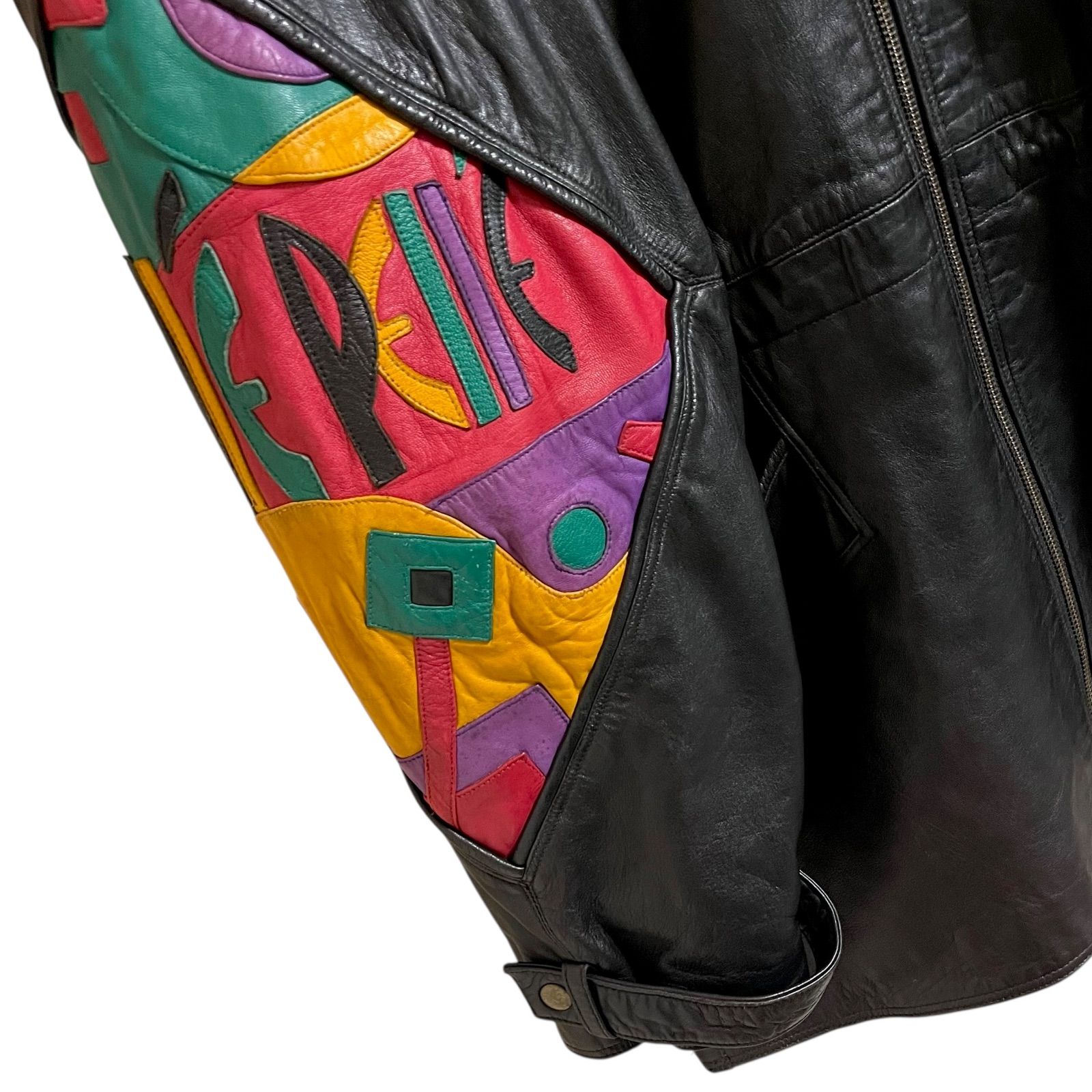 PELLE PELLE ペレペレ marcbuchanan レザージップパーカー PELLE PELLE ペレペレ marc buchanan レザー ジップ パーカー - メルカリ