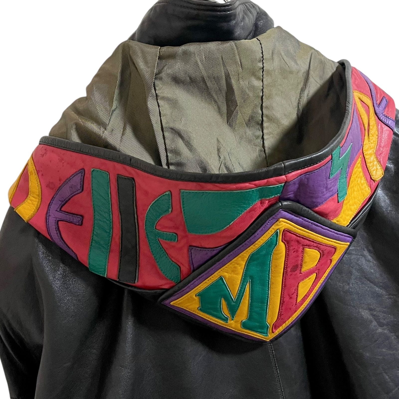 PELLE PELLE ペレペレ marcbuchanan レザージップパーカー PELLE PELLE ペレペレ marc buchanan レザー ジップ パーカー - メルカリ