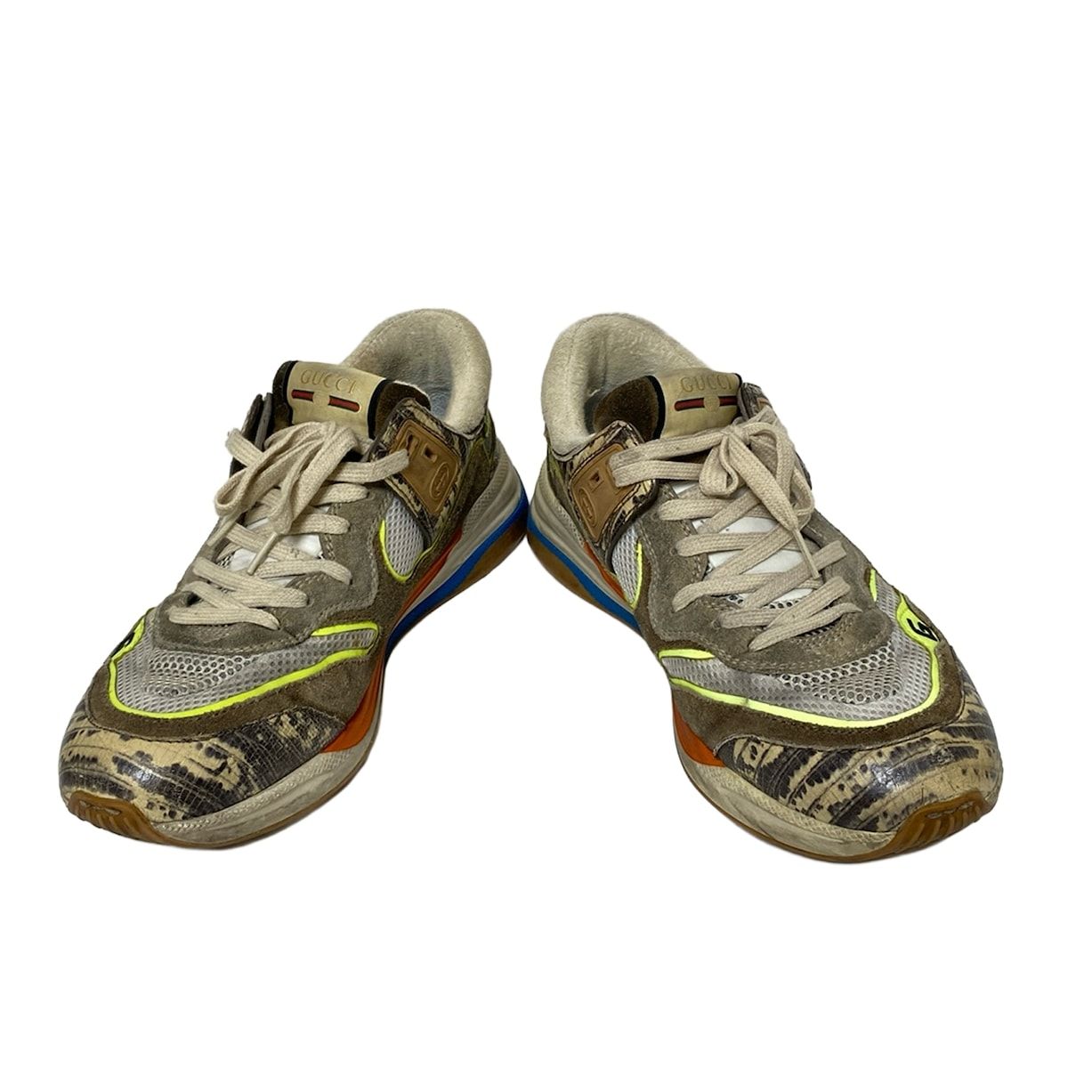 GUCCI(グッチ) スニーカー 8 メンズ ウルトラペース ダークブラウン×黒