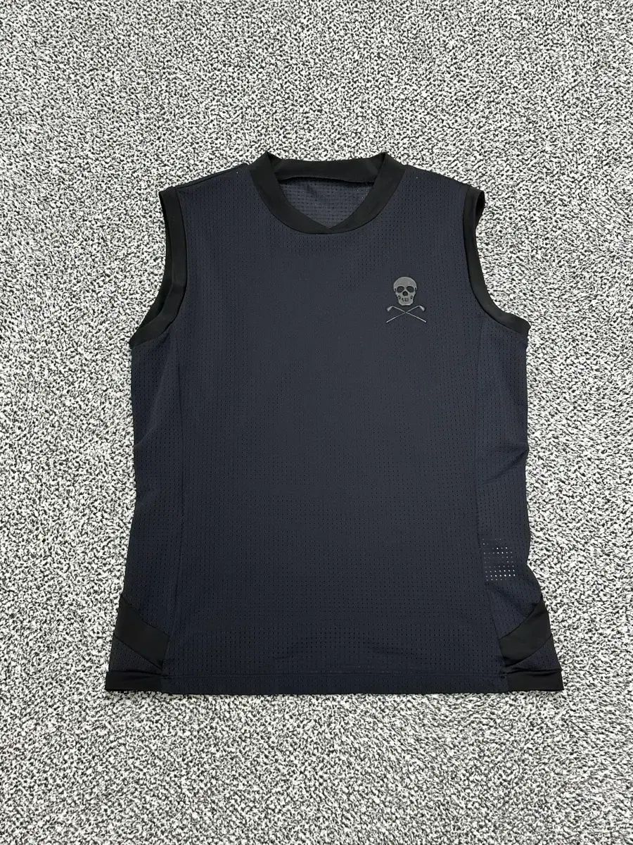 MARK - LONA マークアンドロナ レディース 85-90 ゴルフ ブラック ドクロ ノースリーブ