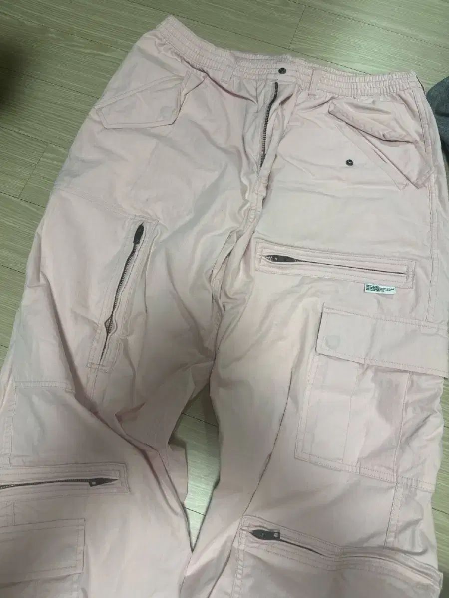 thisisneverthat ディスイズネバーザット ピンク カーゴパンツ L