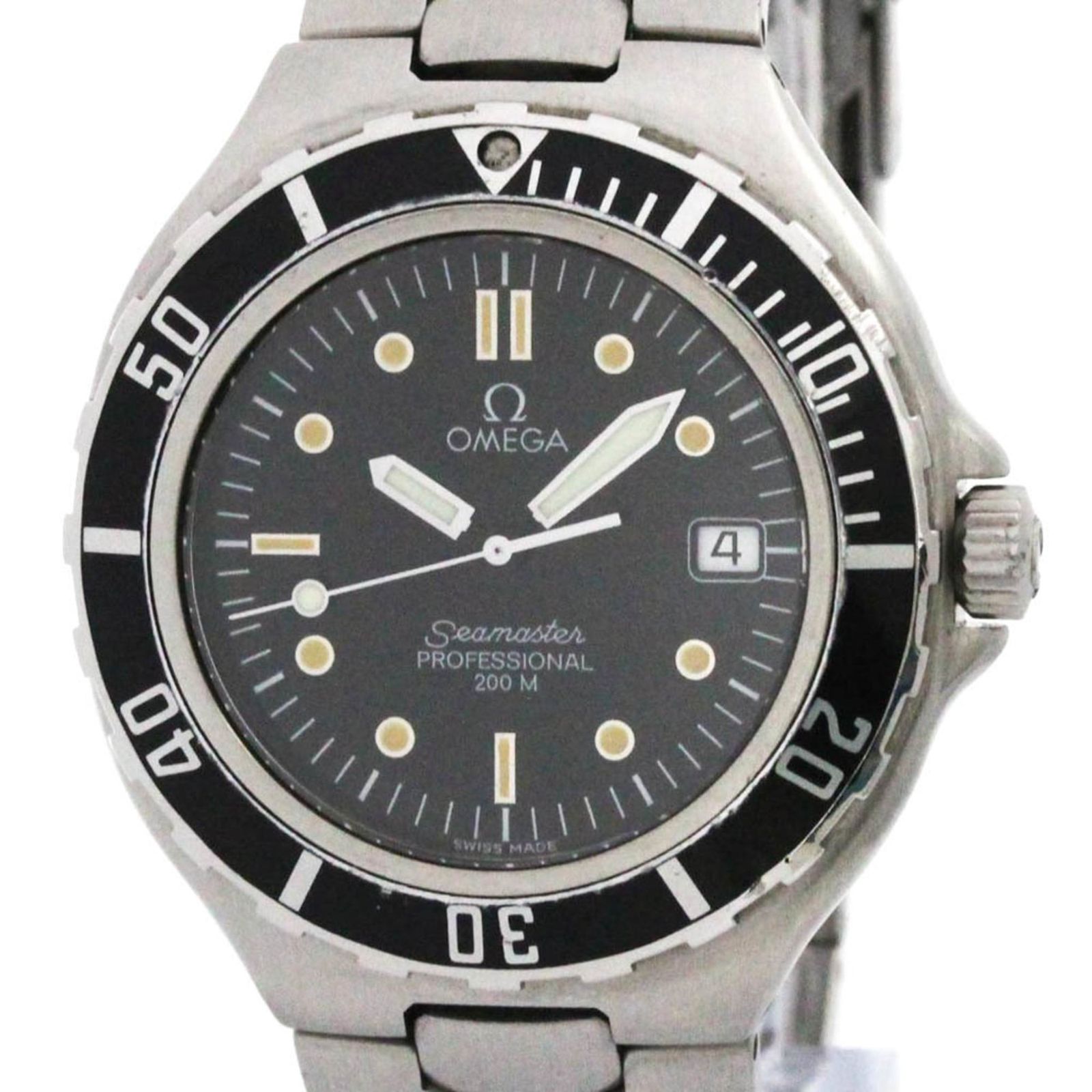 オメガ OMEGA シーマスター プロフェッショナル 200 M ステンレススチール クォーツ メンズ 時計 396 1062 外装仕上げ済み