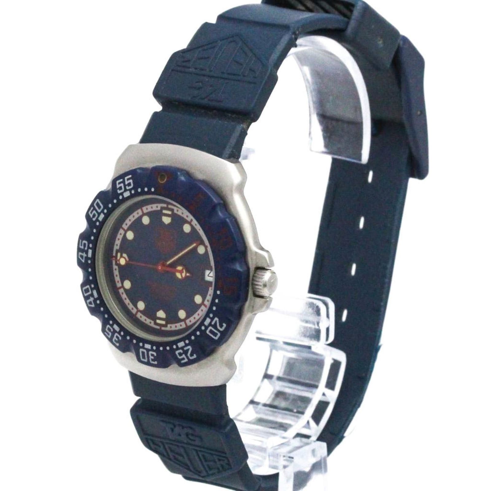 タグホイヤー TAG HEUER フォーミュラ1 ステンレススチール ラバー クォーツ メンズ 時計 370.513