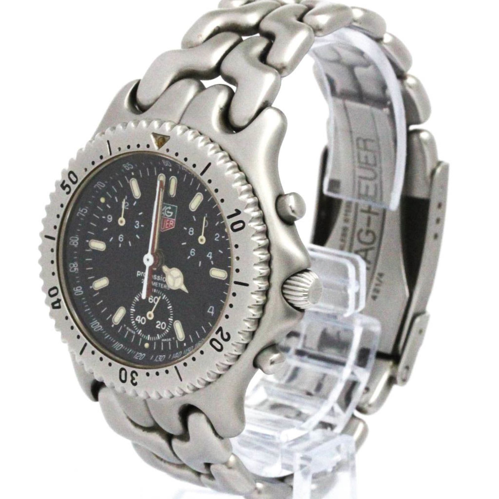 タグホイヤー TAG HEUER セル クロノグラフ 200 M ステンレススチール クォーツ メンズ 時計 S 39 306