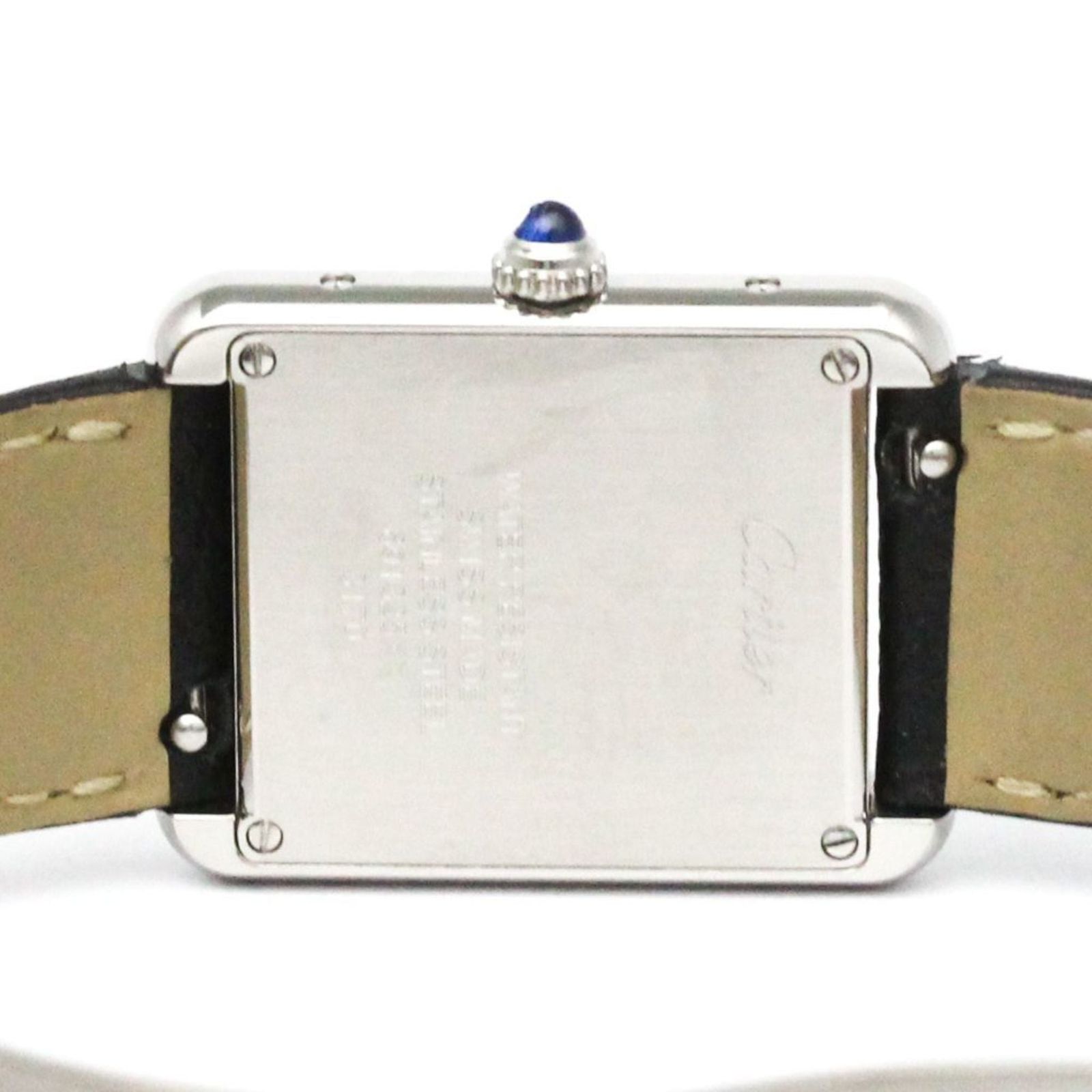 カルティエ (CARTIER) タンクソロ SM ステンレススチール レザー