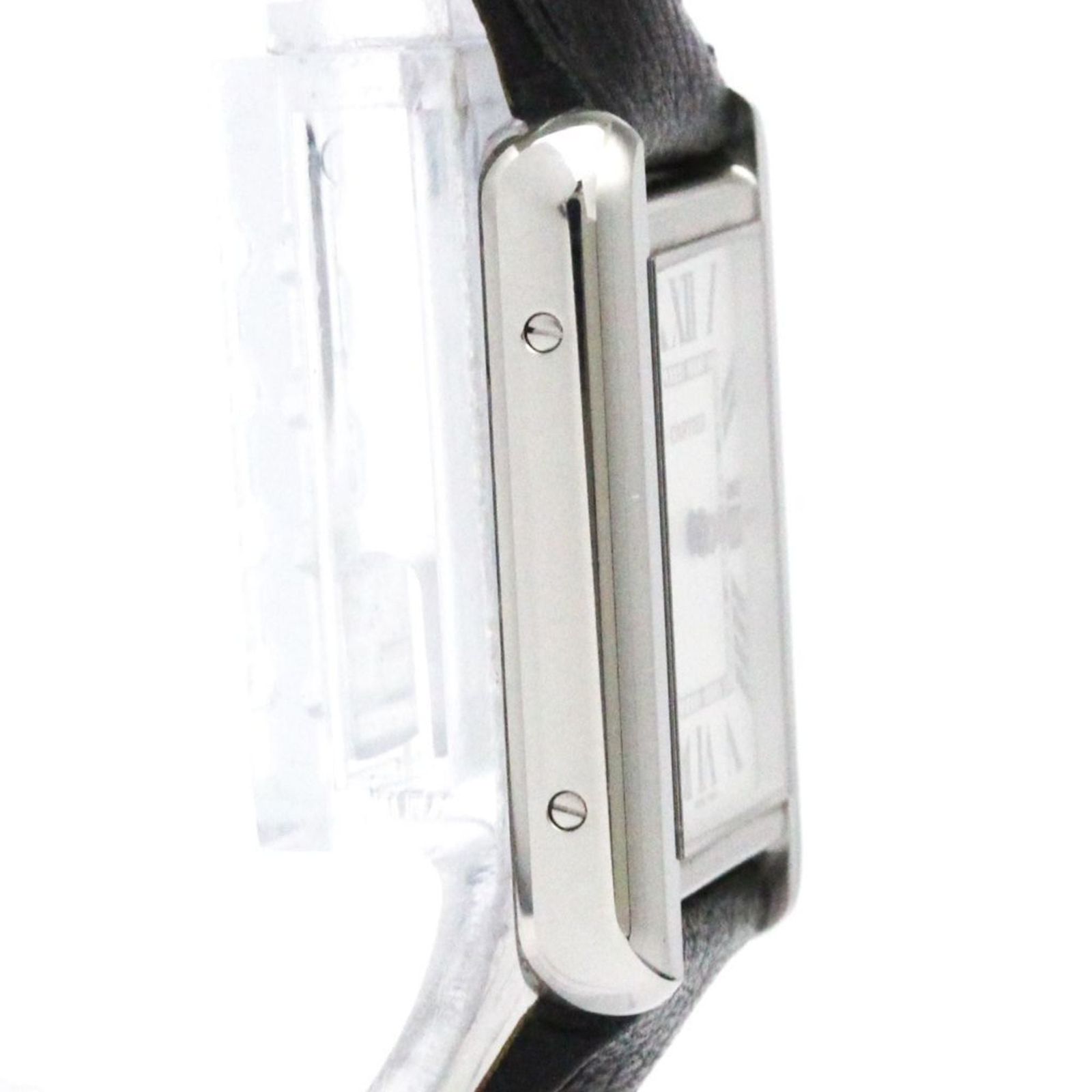 カルティエ (CARTIER) タンクソロ SM ステンレススチール レザー