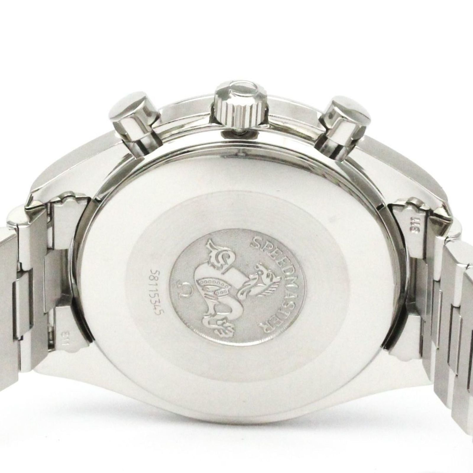  オメガ OMEGA スピードマスター オートマティック ブルーシェル文字盤 ステンレススチール 自動巻き メンズ 時計 3502 73 外装仕上げ済み 自動巻き時計 腕時計(アナログ)