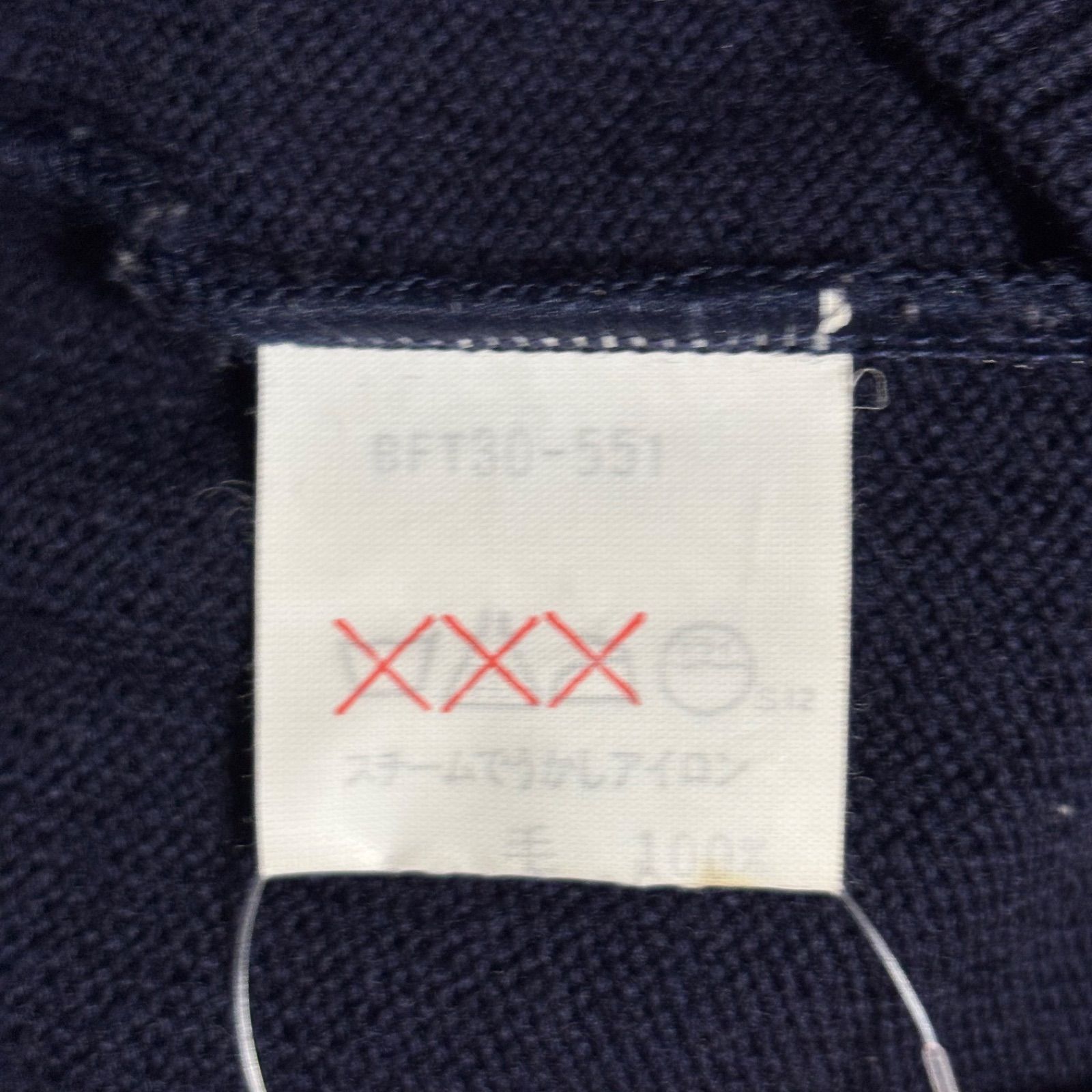 美品 Burberrys' バーバリーズ 希少 ゴルフ刺繍 Vネックニットセーター