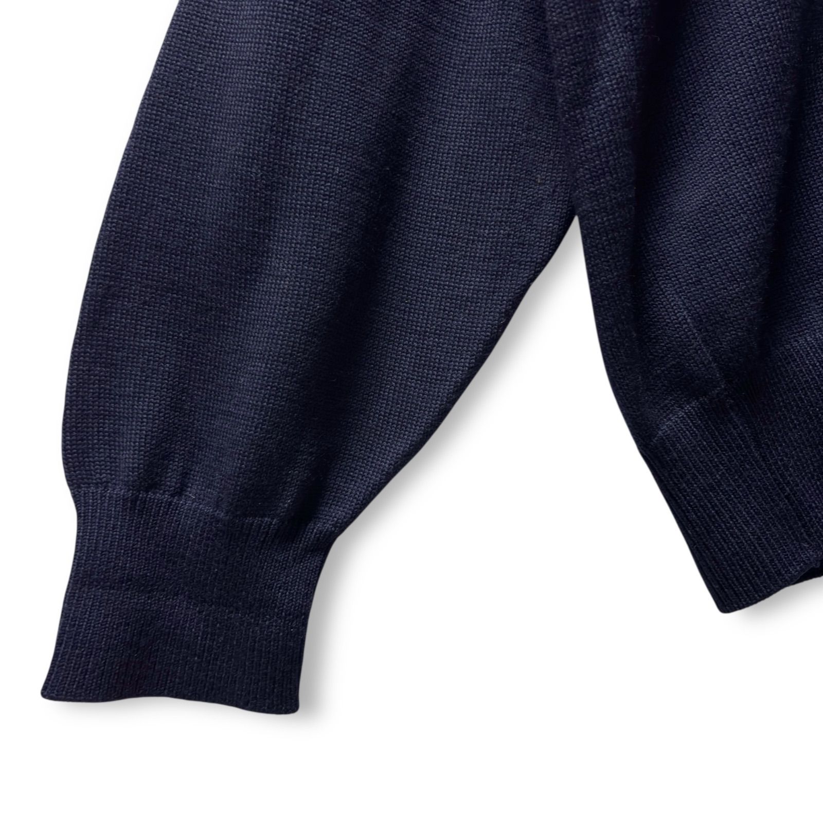 美品 Burberrys' バーバリーズ 希少 ゴルフ刺繍 Vネックニットセーター