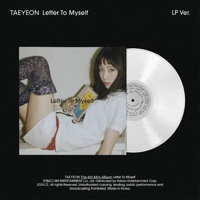 テヨン TAEYEON Letter To Myself LP アルバム