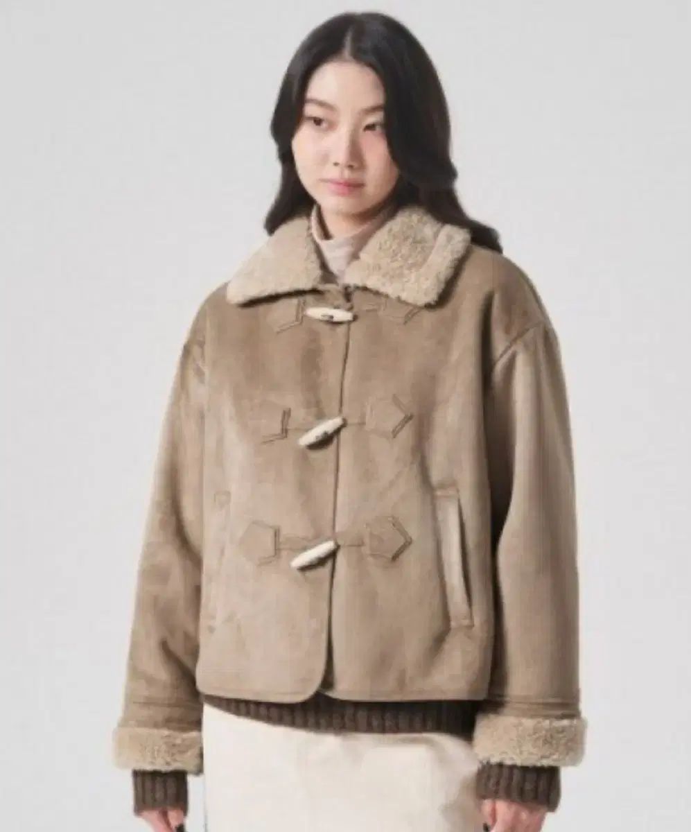 8 seconds ムートン ダッフル コート