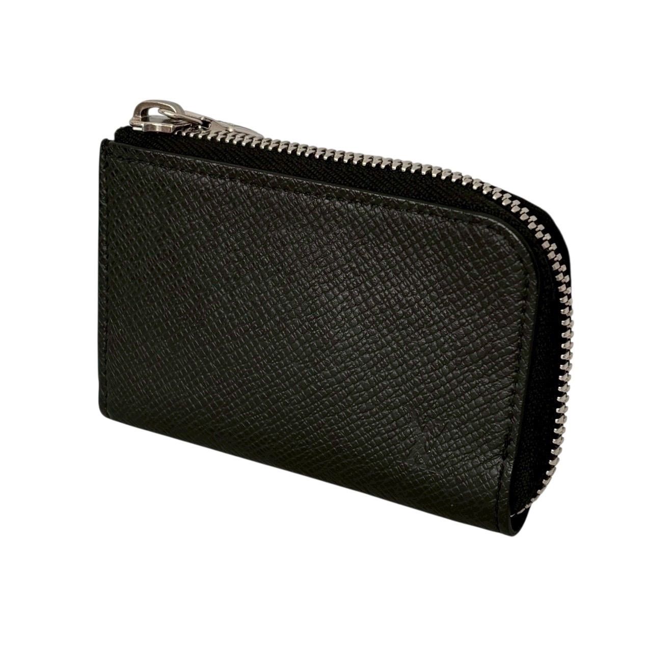 LUOIS VUITTON ルイヴィトン M 63375 ポルトモネ ジュール コインケース 小銭入れ コンパクトウォレット ミニ財布 タイガレザー ブラック