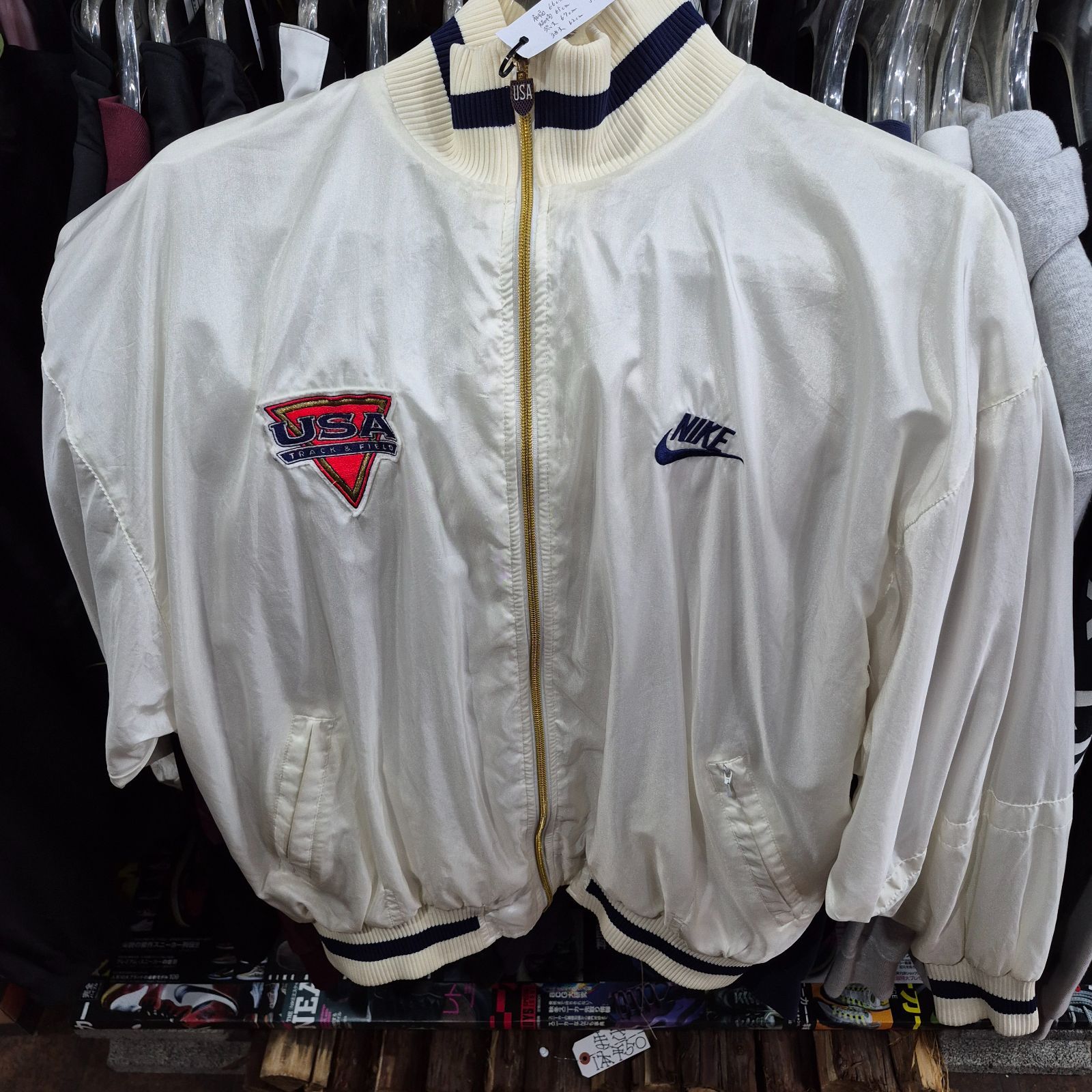 限定出品！】1992 銀タグ NIKE フィールド&トラック ジャケット XL