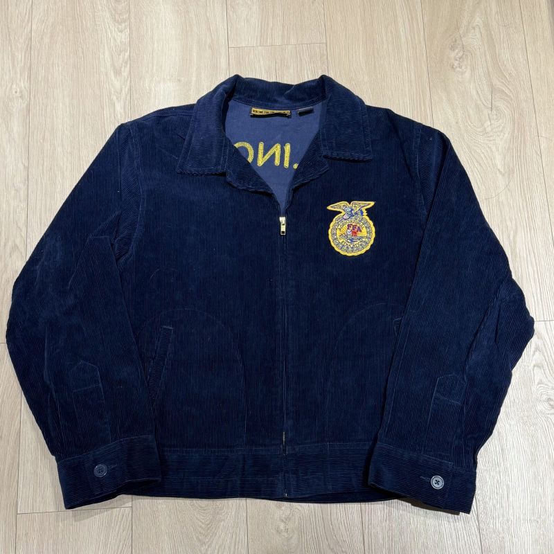 FFA ネイビー コーデュロイジャケット FFAジャケット|コーデュロイ|ネイビー - 古着屋グレープフルーツ