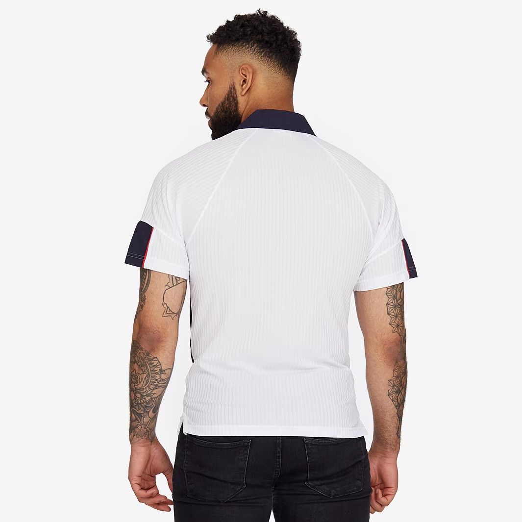 Score Draw レトロ イングランド代表 1998 W杯 ホーム 半袖 ユニフォーム 白