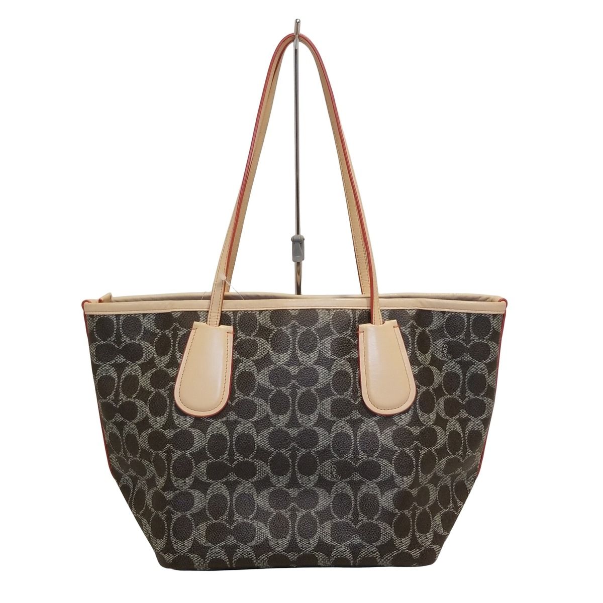 COACH シグネチャー キャンバス ジップトートバッグ COACH(コーチ) トートバッグ美品 タクシー ジップトート24シグネチャー