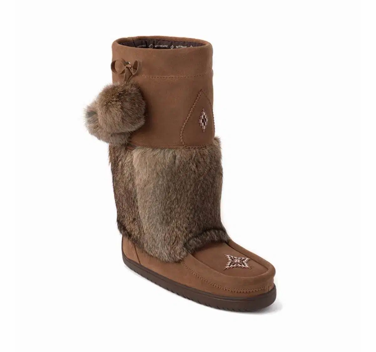 麻仁兎 なずな ウォーター プルーフ スノーウィー アウル 묵룩 ブーツ オーク 230