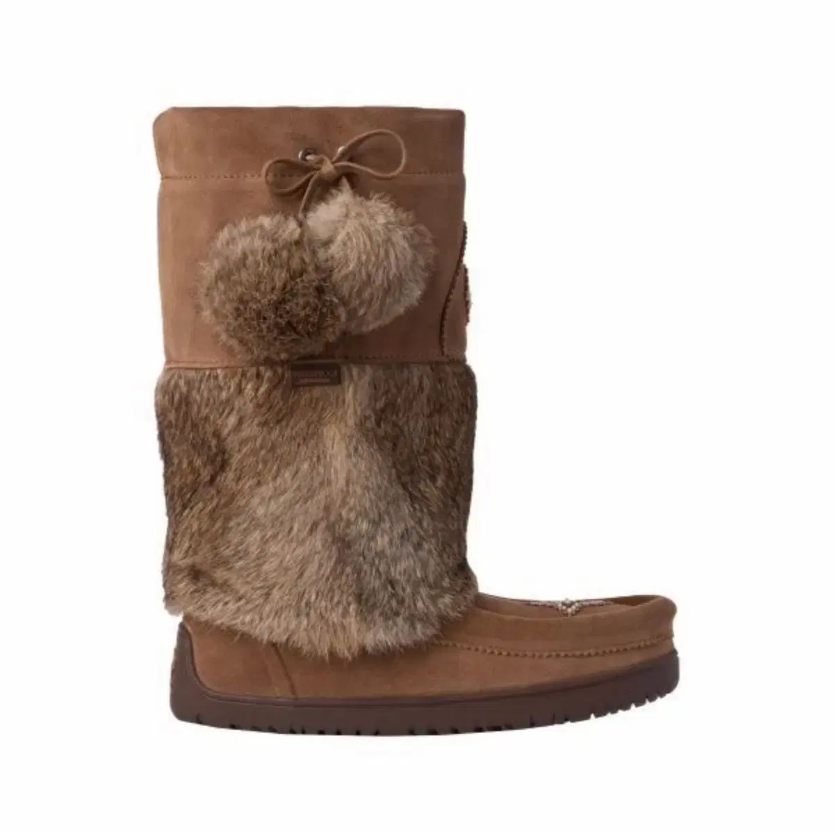 麻仁兎 なずな ウォーター プルーフ スノーウィー アウル 묵룩 ブーツ オーク 230