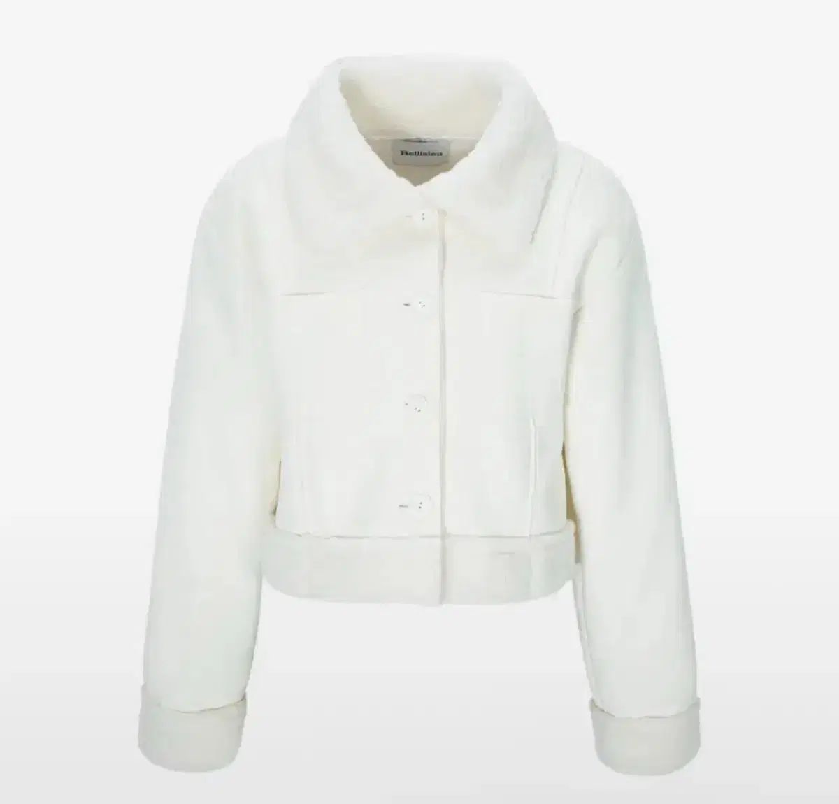 ベルリアル フラッフィー ムートン ジャケット アイボリー