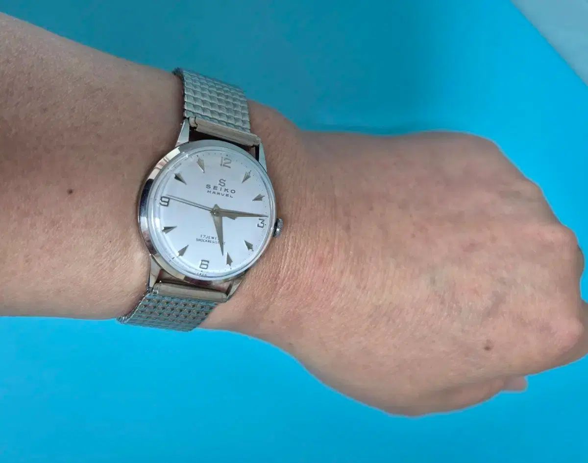 ヴィンテージ SEIKO セイコー メンズ メタル リスト ウォッチ JAPAN