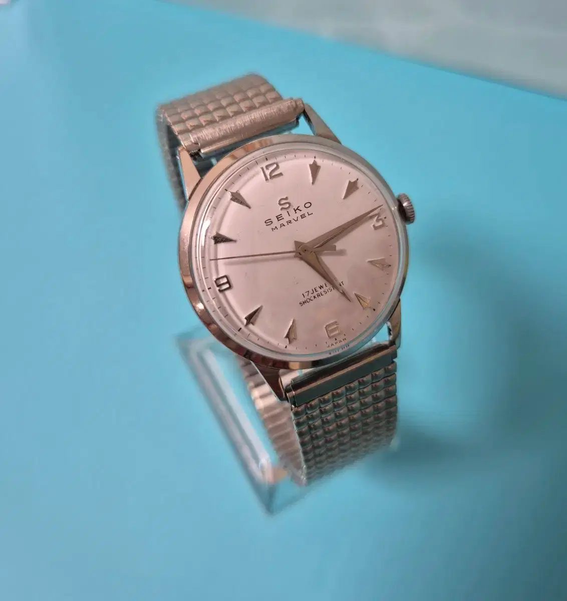 ヴィンテージ SEIKO セイコー メンズ メタル リスト ウォッチ JAPAN