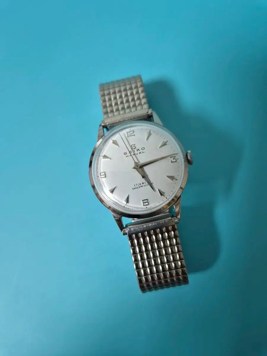  ヴィンテージ SEIKO セイコー メンズ メタル リスト ウォッチ JAPAN 抜け感 自動巻き時計 腕時計(アナログ)