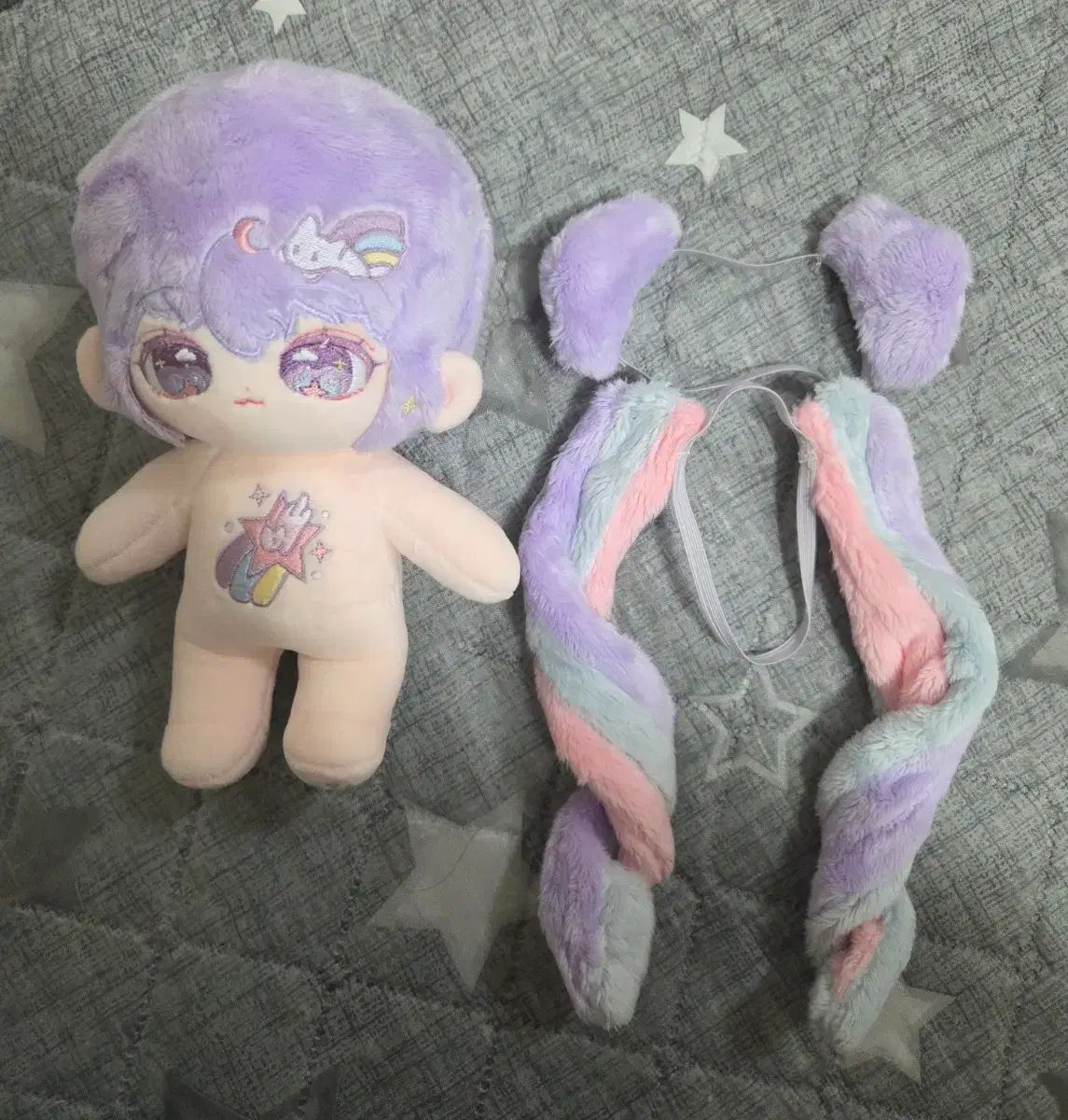 無属性 オーロラ 20cm トイスケルトン入りぬいぐるみ - メルカリ