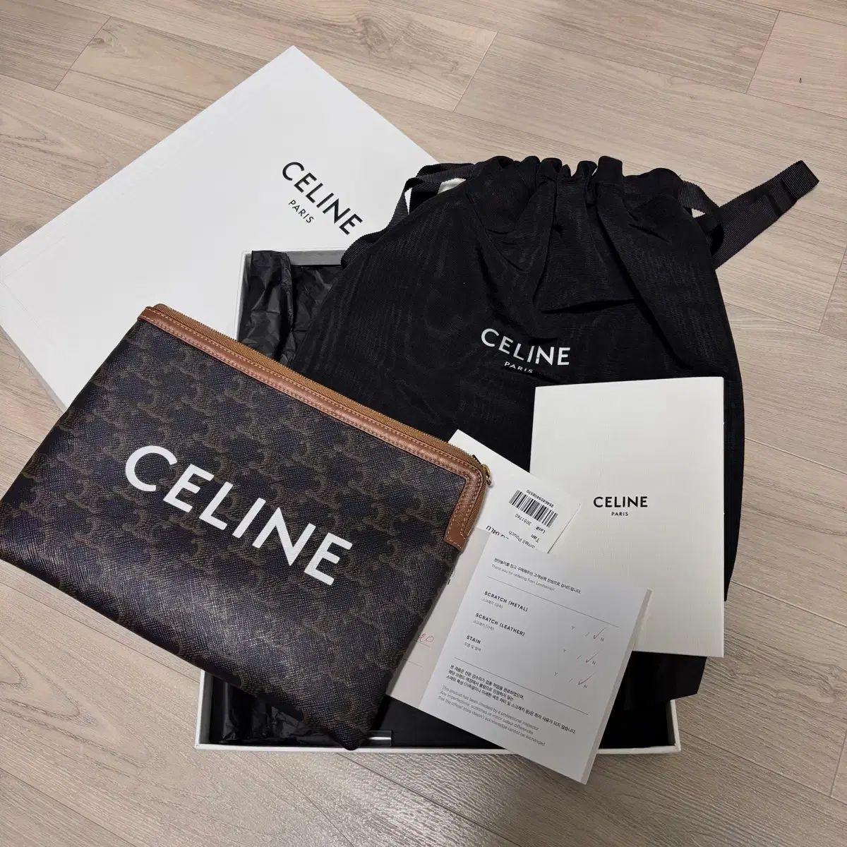 セリーヌ トリオンフ スモール ポーチ