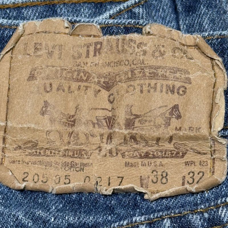 リーバイス 505 20505 0217 80 s USA オレンジタブ ヴィンテージ デニム