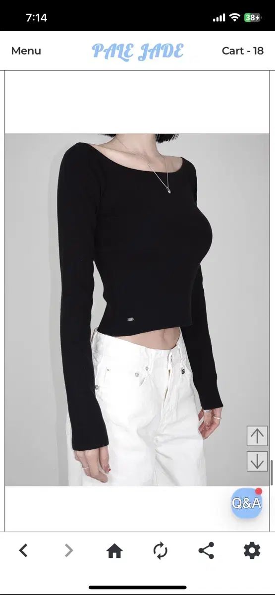 オフショルダー ニット