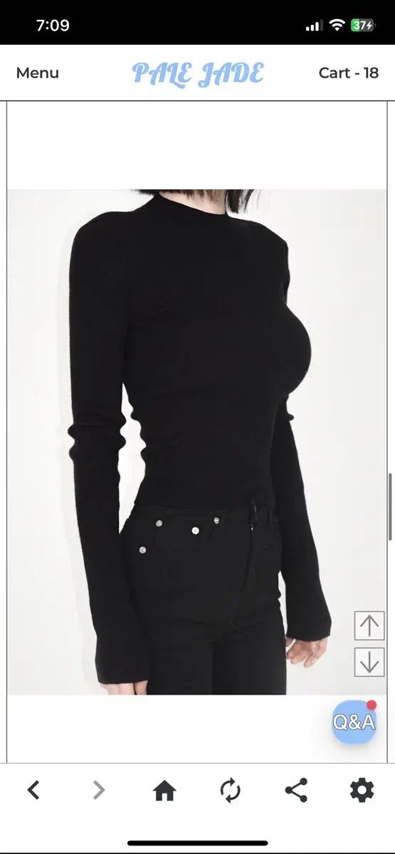 ニット 前後ろで着方変更