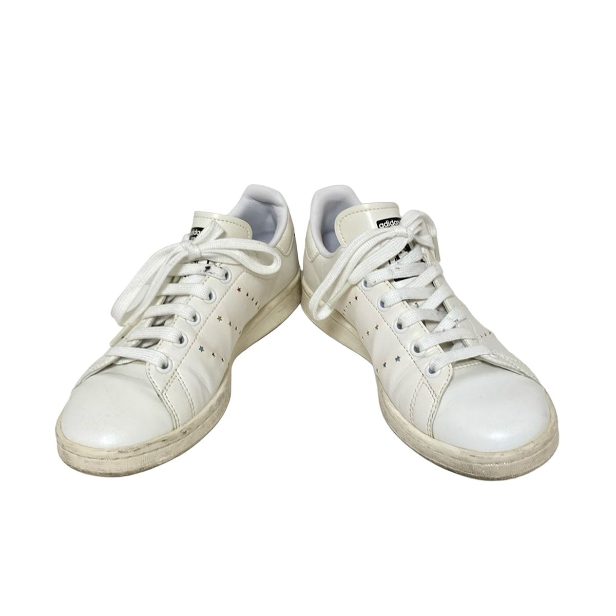 ADIDAS BY STELLA McCARTNEY アディダスバイステラマッカートニー スニーカー 23 レディース スタンスミス 白×マルチ スター 星