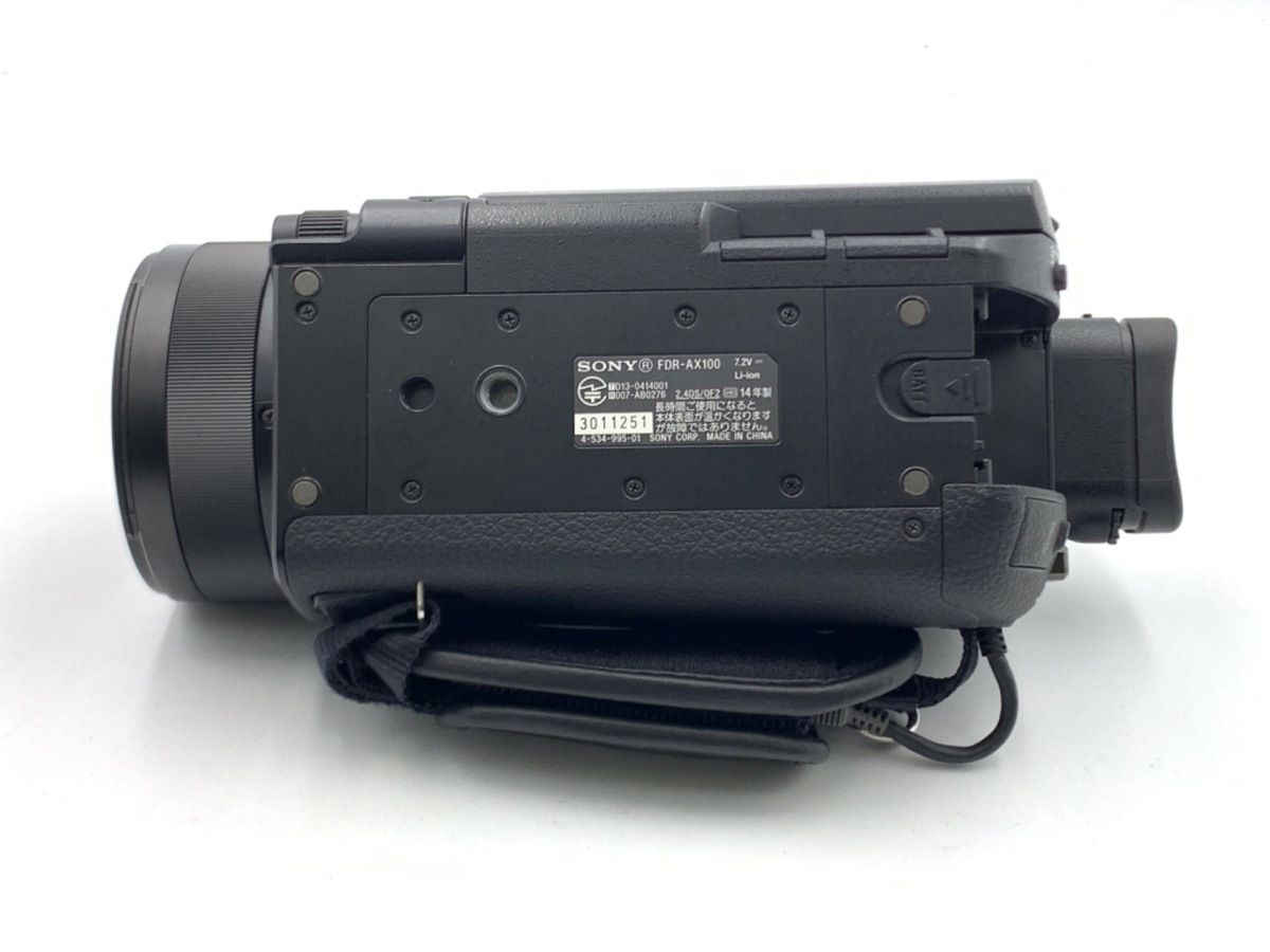  ソニー デジタル4 Kビデオカメラレコーダー FDR AX 100 ブラック ビデオカメラ本体 ビデオカメラ