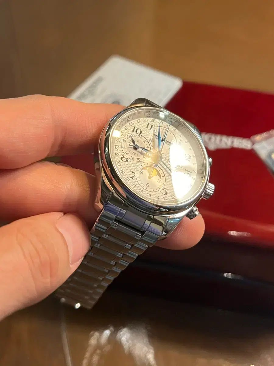 LONGINES ロンジン マスター ムーンフェイズ クロノ オート フルセット