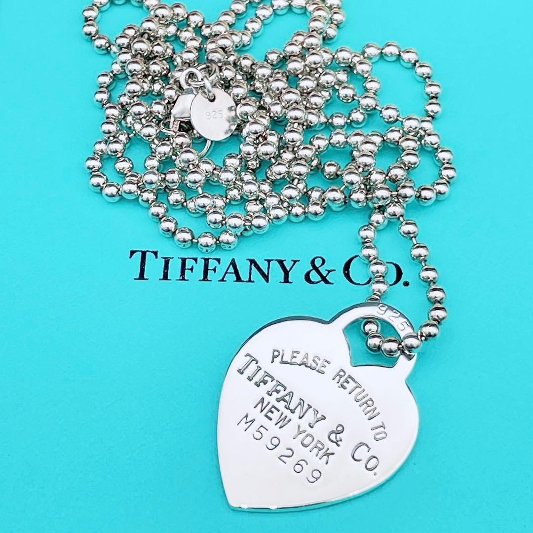 ◇ティファニー◇新品仕上済 リターントゥ ハート ネックレス ボール Ag925 TIFFANY&Co.（ティファニー） ネックレス リターントゥ ハート タグ